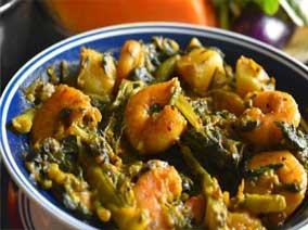 Shrimp Saag